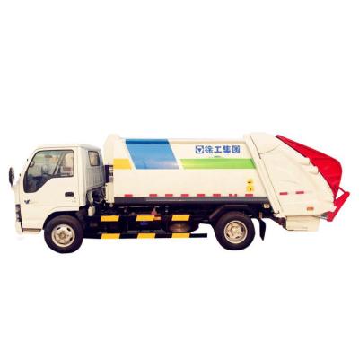 China Construction Works Compression 6m3 Refuse Collector Garbage Truck for sale