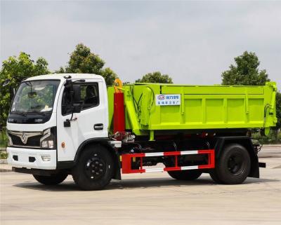 China Hotels 10 Cubic Meters Drop Hook Lift Arm Garbage Truck for sale