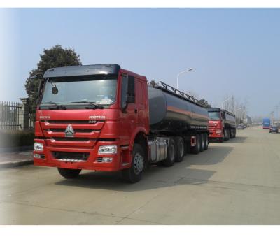 China Truck trailer 3 axles 50000liters oil tanker semi-trailer/liquid tank trailer/chemicing fuel tanker semi-trailer for sale for sale