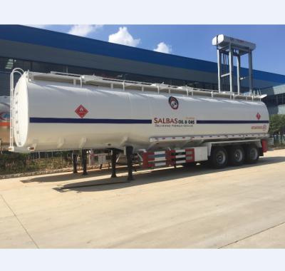 China Truck trailer 20cbm 30cbm 40cbm 50cbm concentrated sulfuric acid tank trailer for sale for sale