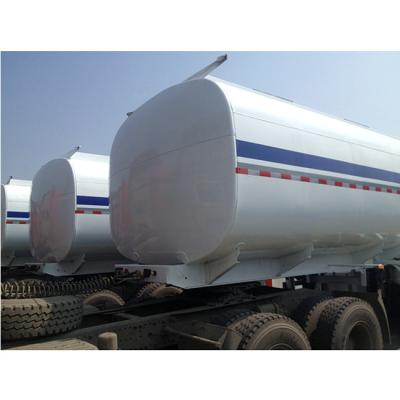 China New Transport 20ft 40ft Made In China 3 Meters Axles 40cubic Fuel Tank Semi Trailer for sale