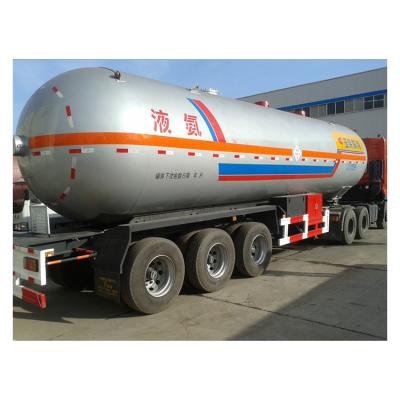 China Hot Price Type 3 Axle Truck Trailer New 45000 Liter Liquid Ammonia Tank Semi Trailer for sale