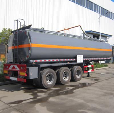 China Truck trailer 30cbm concentrated sulfuric acid tank trailer for sale for sale