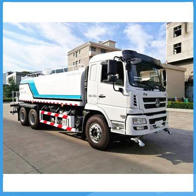 China SHACMAN 20CBM Hotels Water Tank Sprinkler Truck for sale