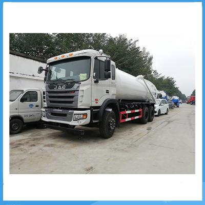 China JAC Sand Sewer Vacuum Dredging Trucks for Sale 16000L à venda