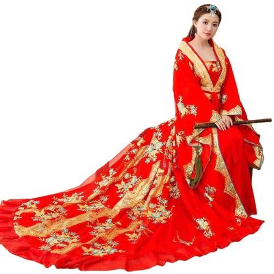 China Classical Deluxe Fairy Princess Adult Dress Improve Han Tang Song Ming Dynasty Court Hanfu Chinese Ancient Hanfu Equipment Royal Costume for sale