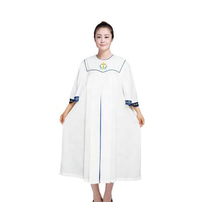 China High Quality Heavy Yarn Christian Psalm Gown Church Robe Long Dress Serves Church Choir Costume Christian Church Psalm Robe European Friday for sale