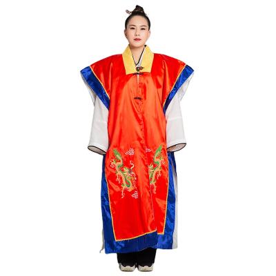 China Bagua Traditional Robe Bagua Taoist Robe Unisex Robe Dragons Model Taoist Mage Robe Autumn TV Ancient Oriental Movie Dao Sacrificial Outfit for sale