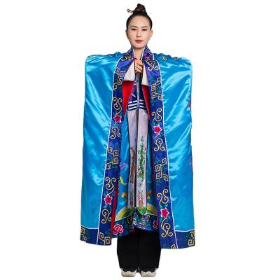 China Traditional Robe With You Dang Taoist Bagua Sutra Clothing Mage Drama Robe Cotton Silk Embroidery Role Playing Costume Taoist Robe Robe Spring Autumn for sale