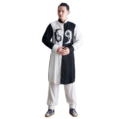 China Men's Autumn Kungfu Exercise Clothing Chinese Style Wushu Competition Professional Performance Suit Men's Kungfu Taiji Suits Tai Chi Suits for sale