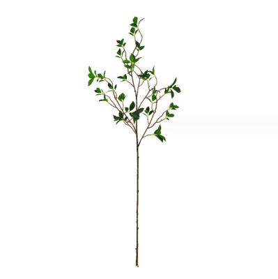 China Natural High Quality Artificial Greenery Branch Plants Touch Leaves For Home Decor for sale