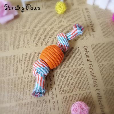 China Sustainable Promotion Dog Toys Interactive Cotton Rope Chewing Toy Cheap Dog Teeth Cleaning Toys for sale