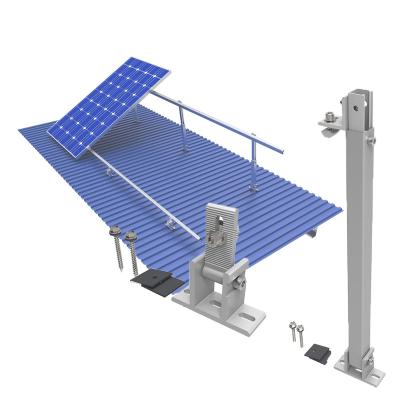 China Rapid Canister Roof System Ground Tile Mounting Ground Tile Rack Solar PV Installation Module Panel Rack for sale