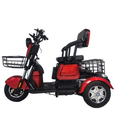 China Three wheel factory electric vehicle electric rickshaw for adult 500w low speed tricycle passenger tricycle electric mobility tricycle. for sale