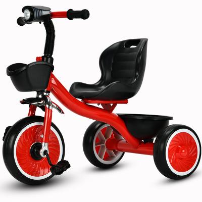 China Ride On Toy Good Quality Factory Price New Model Two Seats Children Tricycle / For 2-6 Years Kids Baby Twin Tricycle for sale