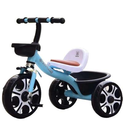 China Ride On Toy China Wholesale Supply For Baby Twins Tricycle Two Seats Baby Tricycle / Kids Tricycle Double Seat for sale