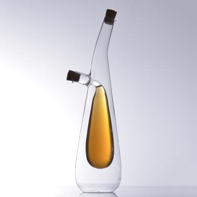 China DD1055 Cooking Oil Glass Bottle Oil Vinegar Bottle Viable Essential Oil Bottle White for sale