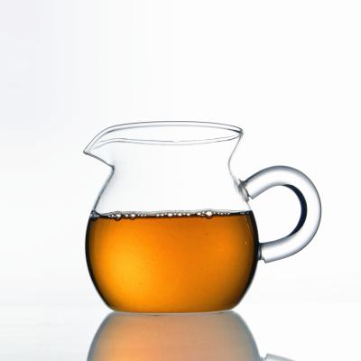 China BA58978 Sustainable Borosilicate Glass Water Cup With Handle Acrylic Glass Cup for sale