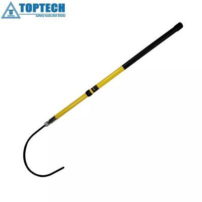 China T304 Insulated rescue hook telescopic safety rescue hook 6ft 8ft 10ft fiberglass handle rescue hook china supplier for sale