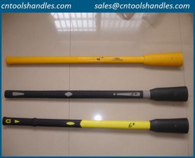 China Mattock pick fiberglass handles, fiberglass polypropylene pick handle with rubber grip for sale