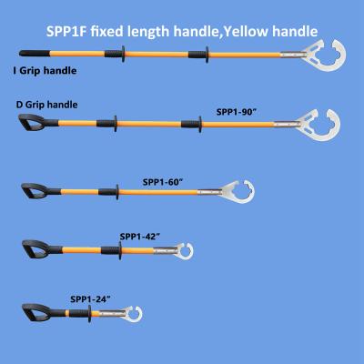 China SPP1F fixed length handle Sling stik sling hands free tool orange color handle with hand safe guard D handle grip for sale