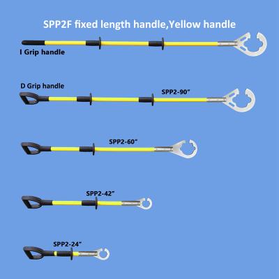 China 24inches safety sling stik made in China sling hand free control tools yellow fiberglass handle D grip handle for sale