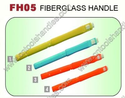 China FH05 fiber glass hammer replacement handles factory, full plastic coated, various colors for sale