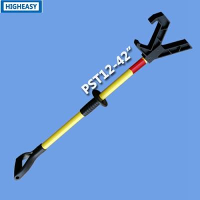 China push pull stick, push pull pole with D handle lighter nylon tool head, high quality push stick for sale