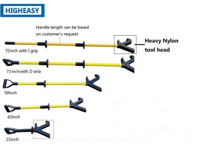 China Push pull pole with heavy nylon VC shape tool head, anti-slip D grip handle-HIGHEASY PUSH PULL POLE for sale