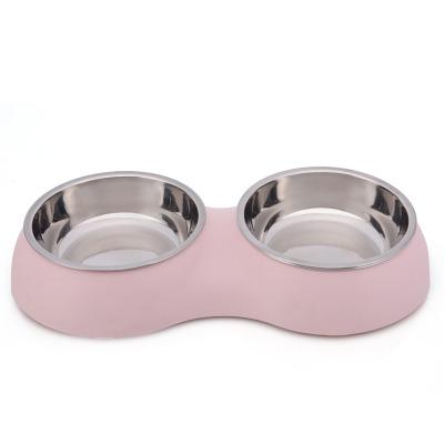 China Dog Stocked And Cat Drinking Feeder Safety Bolw Anti Slippery Durable Stainless Steel Rolls Pet Supplies for sale