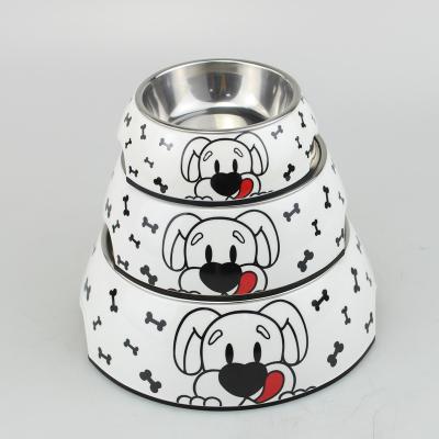 China Compact Stocked Stainless Steel Dog Bowl for sale