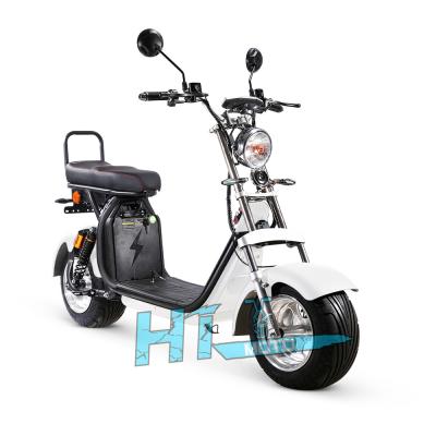 China Unisex CE Certified Electric Scooter 1500W Two Wheel Electric Scooter Citycoco for sale