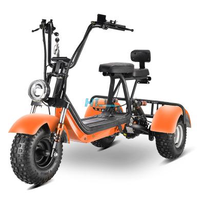 China Factory unisex cheap chinese ce approved electric scooter 800w three wheel electric citycoco for sale