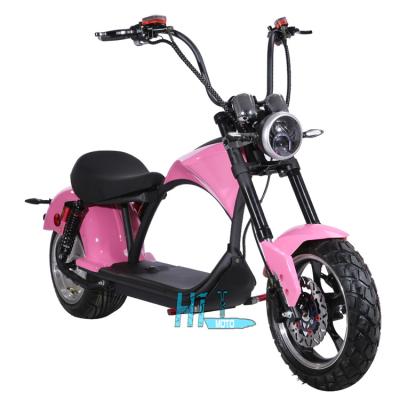 China Unisex electric motorcycle 1500W 60V 12A battery citycoco removable motorcycle for sale