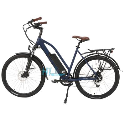 China 2021 cheap aluminum alloy manufacturers sell 350W city electric bicycles for both men and women for sale