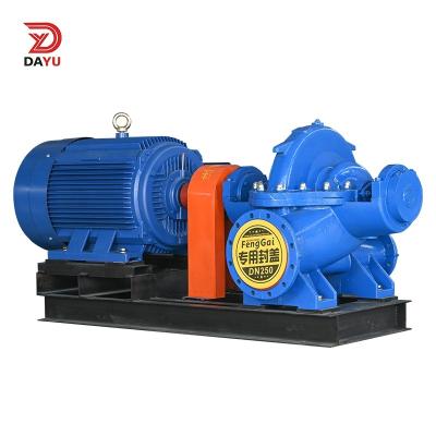 China Irrigation and Agriculture Hydropower Station Split Casing Centrifugal Pumping Machine Double Suction Sand Water Pump for sale