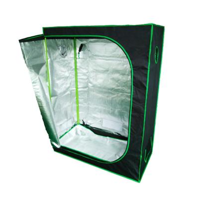 China Easily Assembled Green Hut Grow Tent 600D Mylar Indoor Hydroponic Grow Tent With Removable Sight Glass, Floor Tray And Tool Bag For Indoor for sale