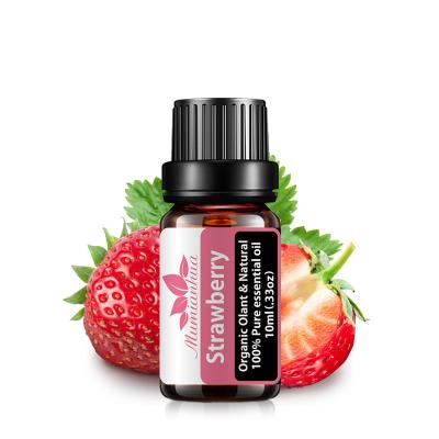 China Skin Revitalizer 10ML Essential Oils Strawberry Oils Pure Natural Private Label Yoni Massage Aromatherapy Steamer Skin Care Body Use for sale