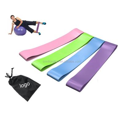 China Suit For All People Hip Glute Stretch Gym Latex Loop Resistance Band Set for sale