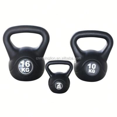 China Universal Black Plastic Cement Kettlebell Sand for sale