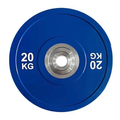 China China Commercial Custom Premium Anti Competition Rubber Rubber Slot Fitness Sporting Goods Use Bumper Plates for sale