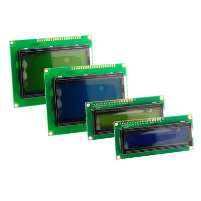 China LCD module blue green screen for Arduino 0802 1602 2004 12864 LCD character ONU R3 Mega2560 display PCF8574T IIC I2C interface 16*2 for sale