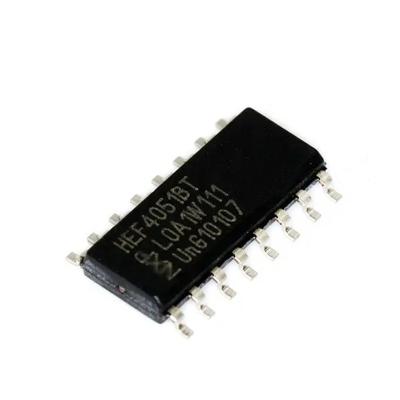 China Single 8:1 16-Pin SO T/R IC MUX 155OHM Standards HEF4051BT SOP16 Analog Multiplexer Compliant Electronic Components for sale