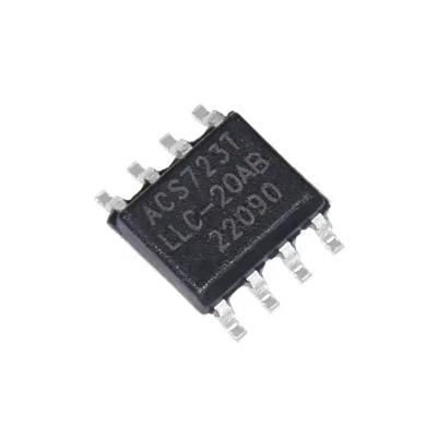 China ACS723LLCTR-20AB-T SOP8 ACS723T Current SENSOR HALL 20A Open Loop Current Sensor AC/DC 5V 8-Pin N T/R for sale