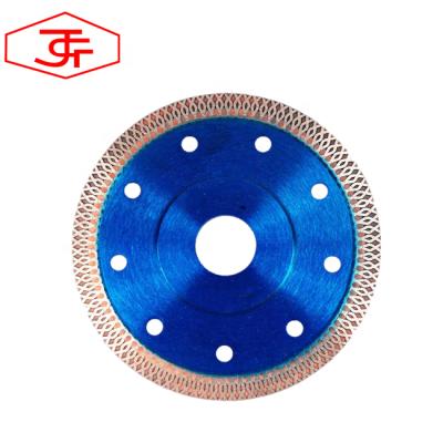 China Super Thin All Purpose Turbo Granite 115mm X Type Hot Pressed Diamond Saw Blade For Ceramic Tile for sale