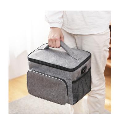 China Custom Factory Fashion Shoulder Bag Picnic Bag Folding Cooler Bag Large Capacity Waterproof Insulation Bag for sale