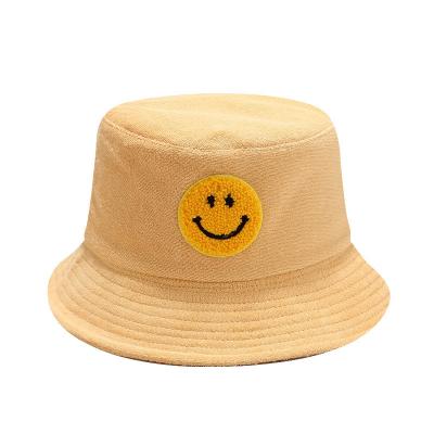 China Fashion\Outdoor Fisherman Hat Smiling Face Fisherman Cloth Towel Factory Shade Hat Custom Foldable Comfortable\Durable Basin Hat for sale