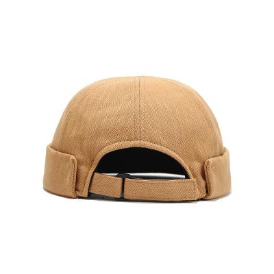 China Direct sales JOINT pure color factory hat brimless tide brand fashion personality brimless hat dome Hip Hop brimless hat for sale