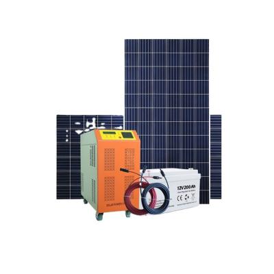 China Africa Home 5KW Off Grid Solar Power Panel Energy System Home for sale