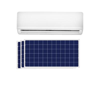 China Hotel 9000 Btu Most Cost Effective AC/DC Hybrid Solar Air Conditioner for sale